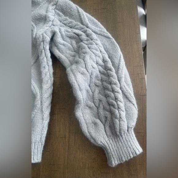 Taylor Swift Soft Gray Cable Knit Cardigan The Tortured Poets Department XS/S - Picture 5 of 9